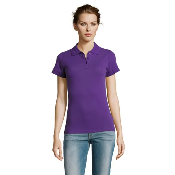 PRIME WOMEN PRIME Ženska polo majica - 200 g Tamno ljubičasta
