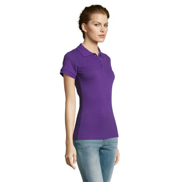 PRIME WOMEN PRIME Ženska polo majica - 200 g Tamno ljubičasta