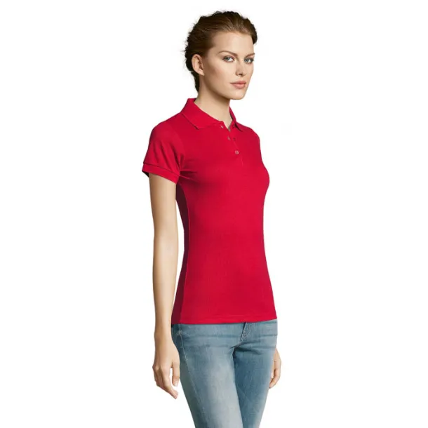 PRIME WOMEN PRIME Ženska polo majica - 200 g Crvena