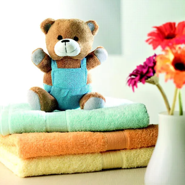 NICO Bear plush w/ advertising pants Blue