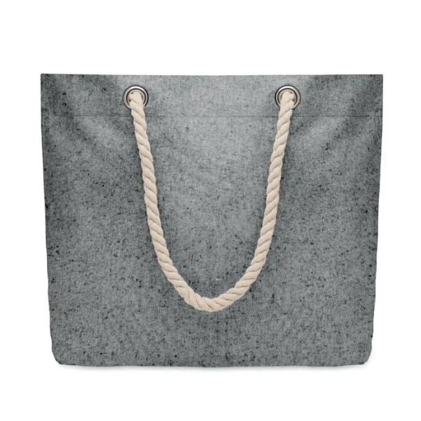 MARE Cord handle beach bag 220gr/m² Black