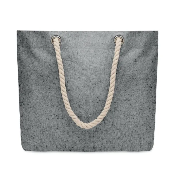 MARE Cord handle beach bag 220gr/m² Black