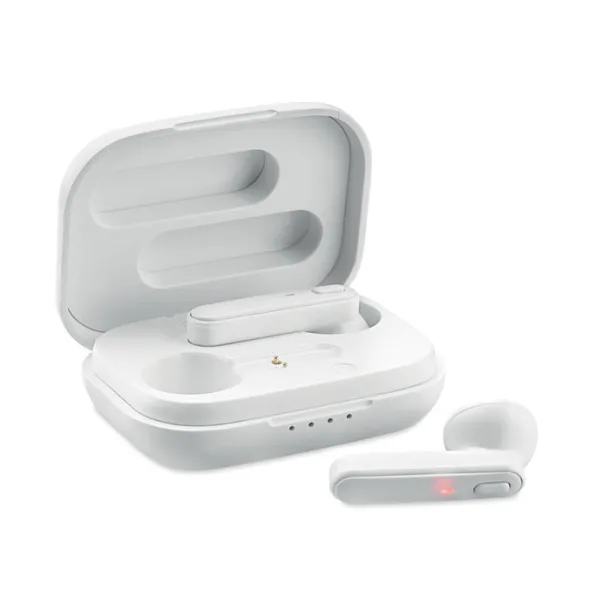 JAZZ TWS earbuds with charging base White