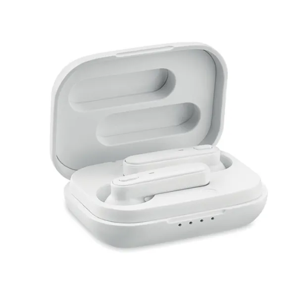 JAZZ TWS earbuds with charging base White