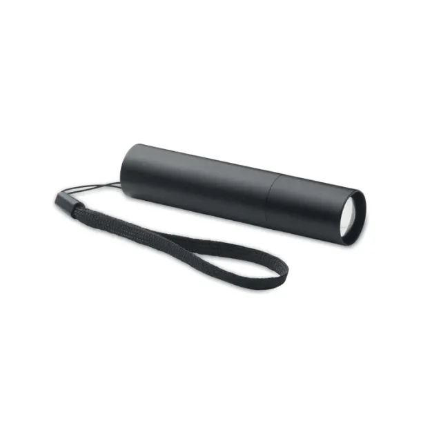 ALUMINATE Aluminium rechargeable torch Black