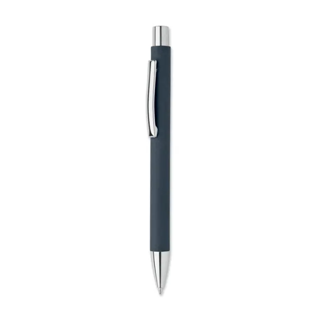 OLYMPIA Recycled paper push ball pen French navy