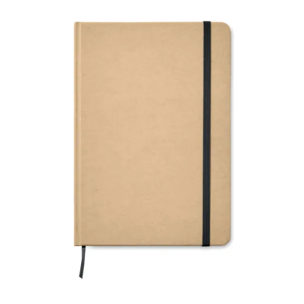 EVERWRITE notes od recikliranog kartona, A5 Crna