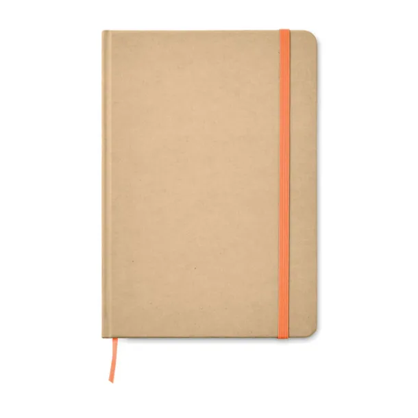 EVERWRITE notes od recikliranog kartona, A5 Narančasta