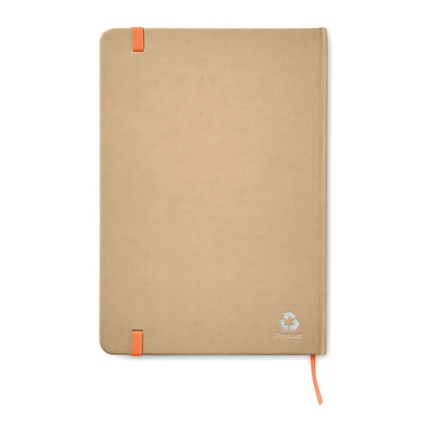 EVERWRITE notes od recikliranog kartona, A5 Narančasta