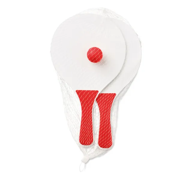 MINI MATCH Small Beach tennis set Red