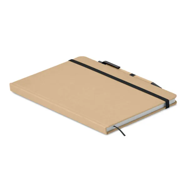 CARATIL notes od recikliranog kartona, A5 Crna