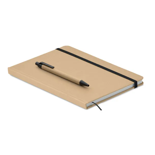 CARATIL notes od recikliranog kartona, A5 Crna