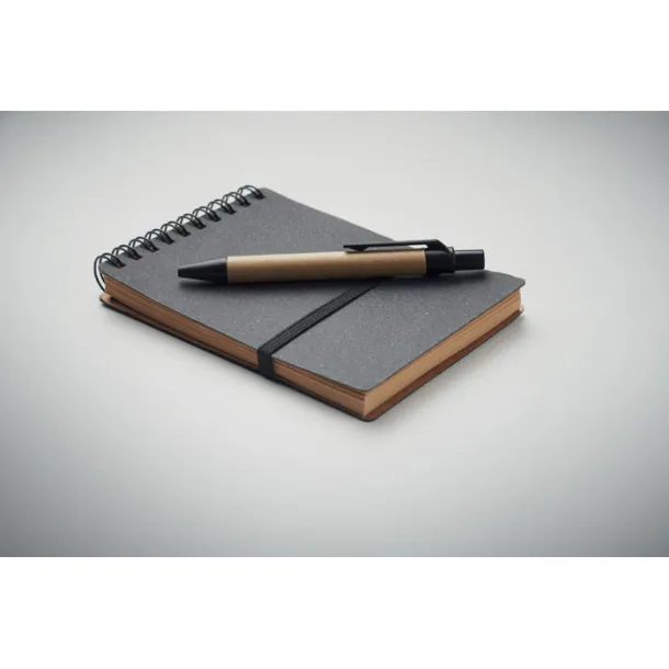 NOTIE Reciklirani notes s kemijskom olovkom Stone Grey