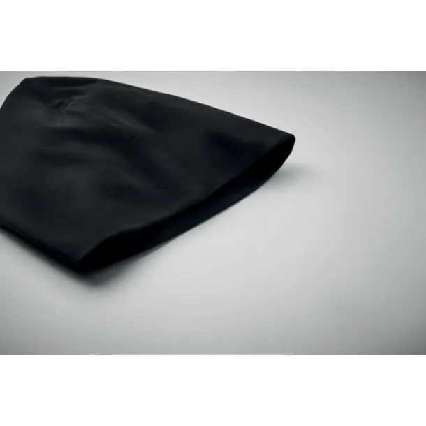 LIGHTY Unisex beanie in cotton Black