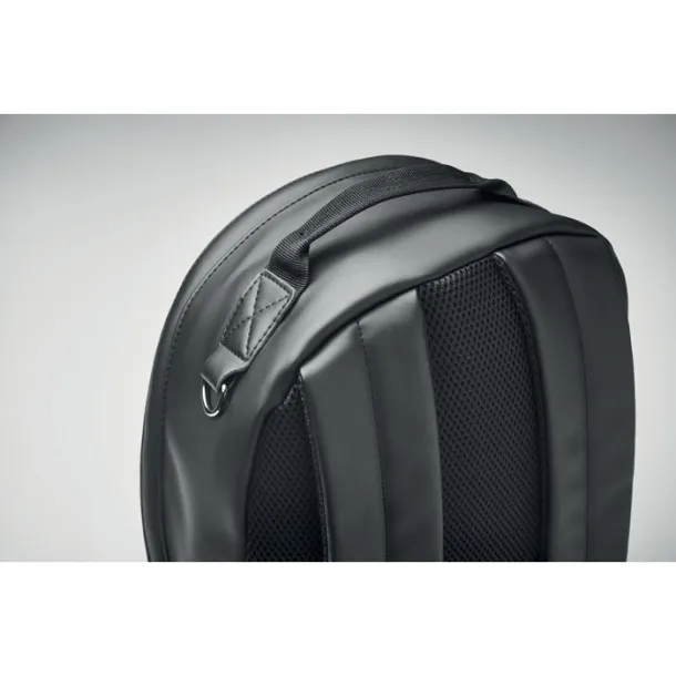 BAI BACKPACK Laptop 15" mekani PU ruksak Crna