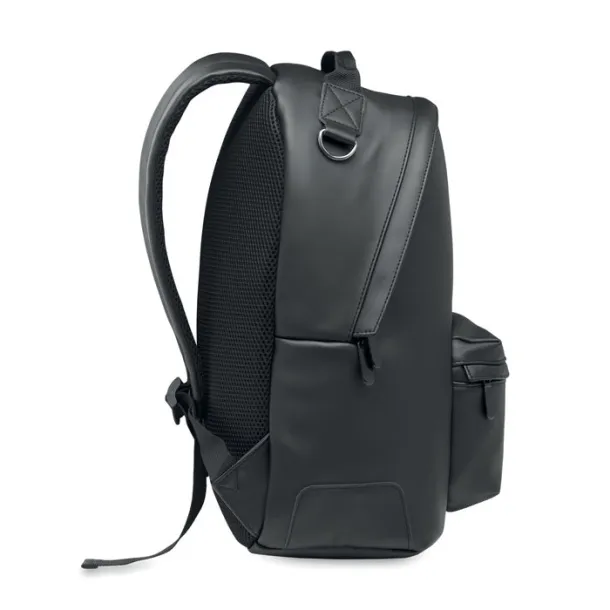 BAI BACKPACK Laptop 15" mekani PU ruksak Crna