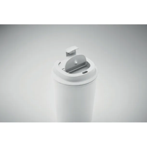 BEIBAKU putna šalica od PLA materijala, 350 ml Bijela