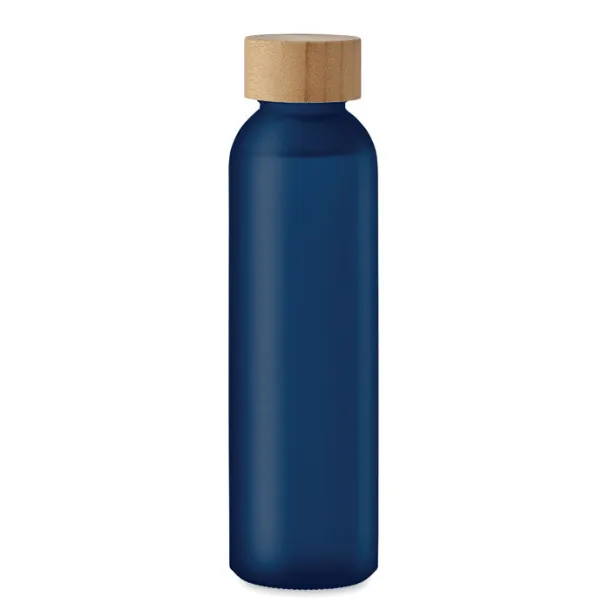 ABE Frosted glass bottle 500ml Transparent Blue