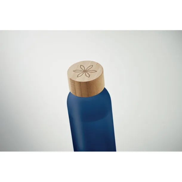 ABE Frosted glass bottle 500ml Transparent Blue
