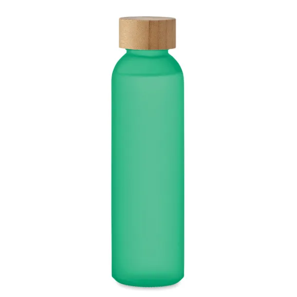 ABE Frosted glass bottle 500ml Transparent Green