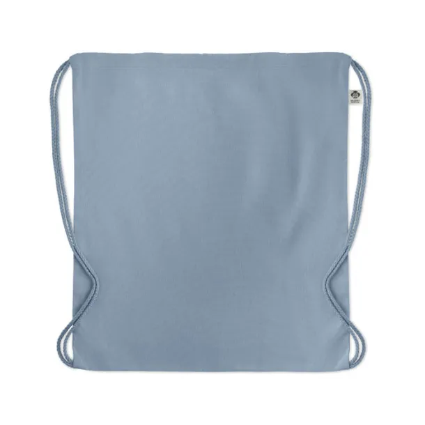 YUKI COLOUR Organski ruksak s vezicama Baby Blue