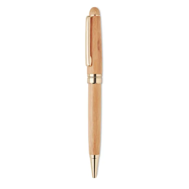 ETNA Bamboo twist ball pen in box Wood