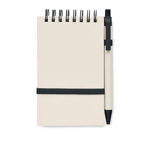MITO SET notes set od kartona mlijeka, A6 Crna