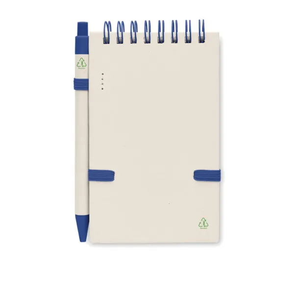 MITO SET A6 milk carton notebook set Blue
