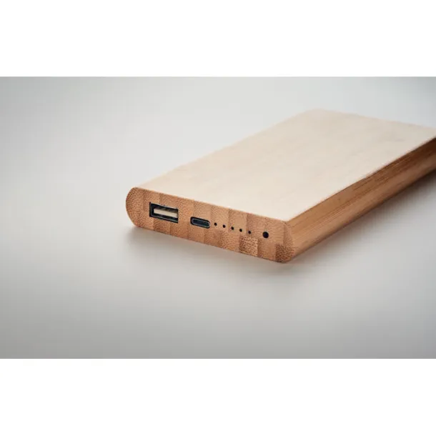 ARENA C 6000 mAh Bamboo power bank Wood