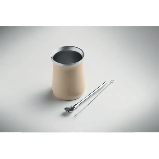 MIYERBA Yerba mate tea cup Beige