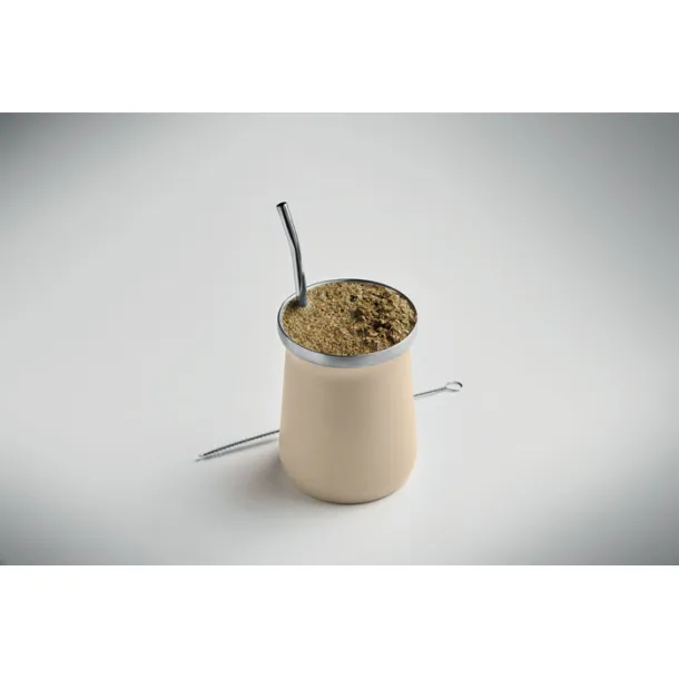MIYERBA šalica za Yerba mate čaj, 240 ml Bež