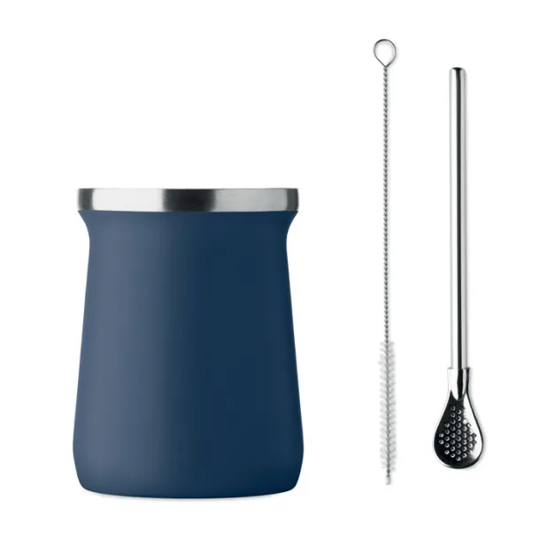 MIYERBA Yerba mate tea cup French navy