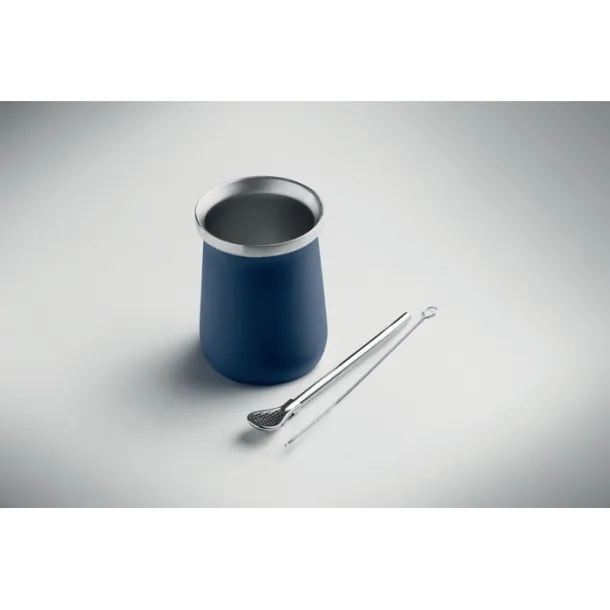 MIYERBA Yerba mate tea cup French navy