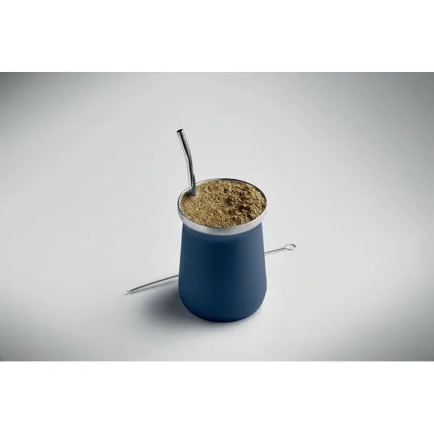 MIYERBA Yerba mate tea cup French navy