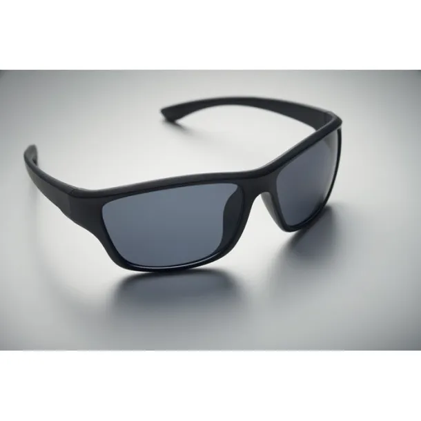YUMA Mirrored sport sunglasses UV400 Black