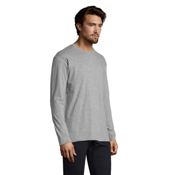 MONARCH MONARCH-MEN TSHIRT-150g Grey Melange