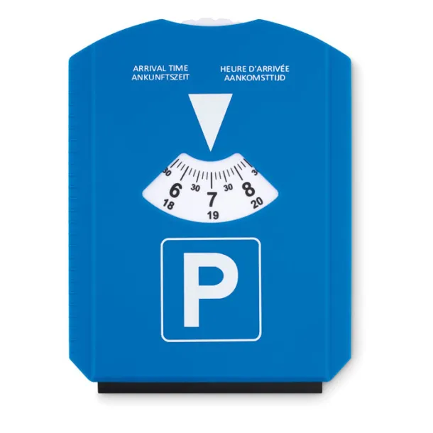 PARK &  SCRAP Ice scraper in parking card Blue