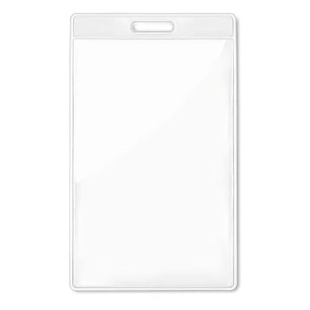 BADGO Transparent badge 7,5cmx12,5cm Transparent