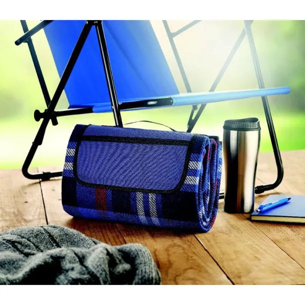 CENTRAL PARK Acrylic picnic blanket Blue