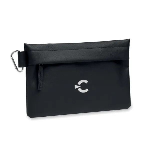 CARRY Organizer pouch in 600D RPET Black