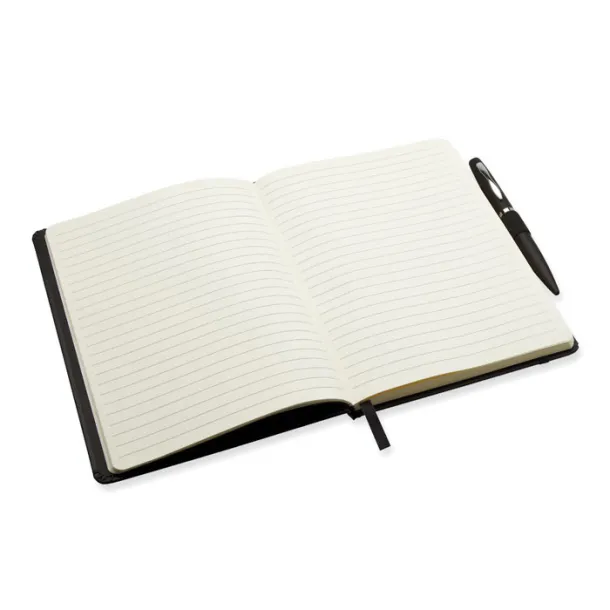 NOTAPLUS A5 notebook with pen Black