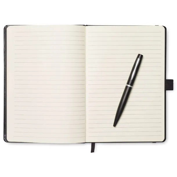 NOTAPLUS notes s kemijskom olovkom, A5 Crna
