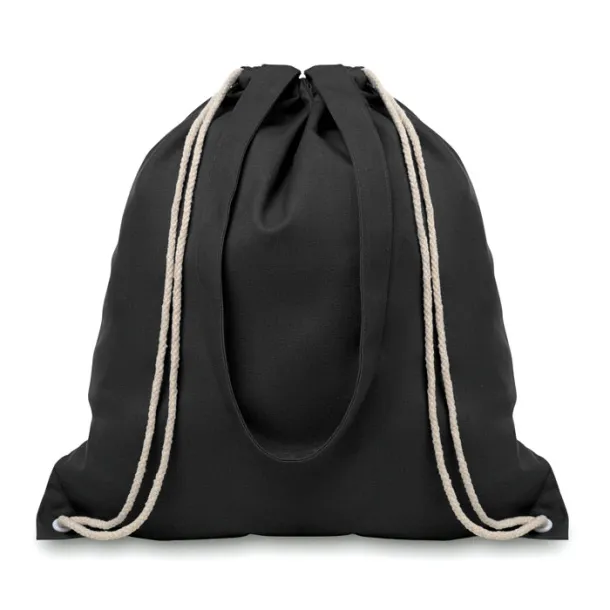 MOIRA Drawstring and handles bag Black