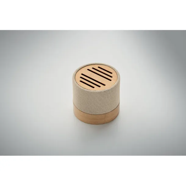 BOOL Bamboo RPET wireless speaker Beige