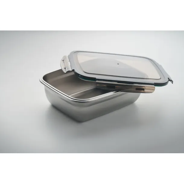 LOX PLUS Lunch box 1500 ml Transparent Grey