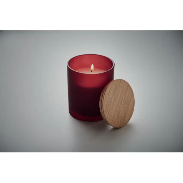 KEOPS LARGE Plant based wax candle 280 gr Burgundy