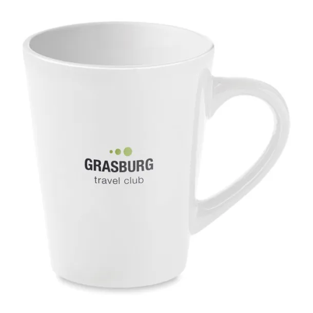 TAZA Ceramic coffee mug 180 ml White