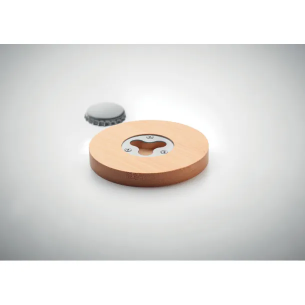 DAKAI Bamboo bottle opener/ coaster Wood