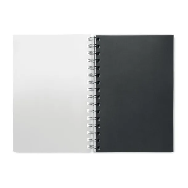 ANOTATE RPET spiralni notes, A5 Crna