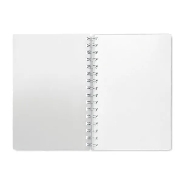 ANOTATE RPET spiralni notes, A5 Bijela